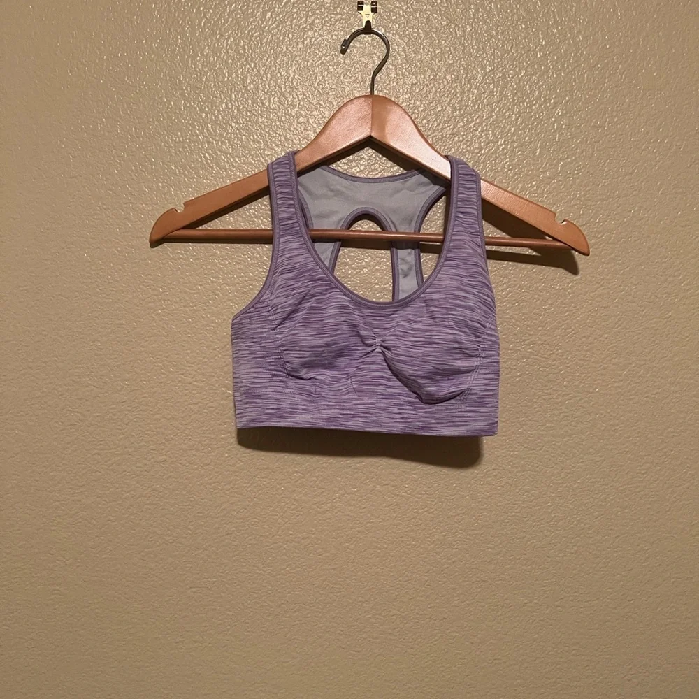 Reversible Purple Sports Bra - Picture 1 of 2